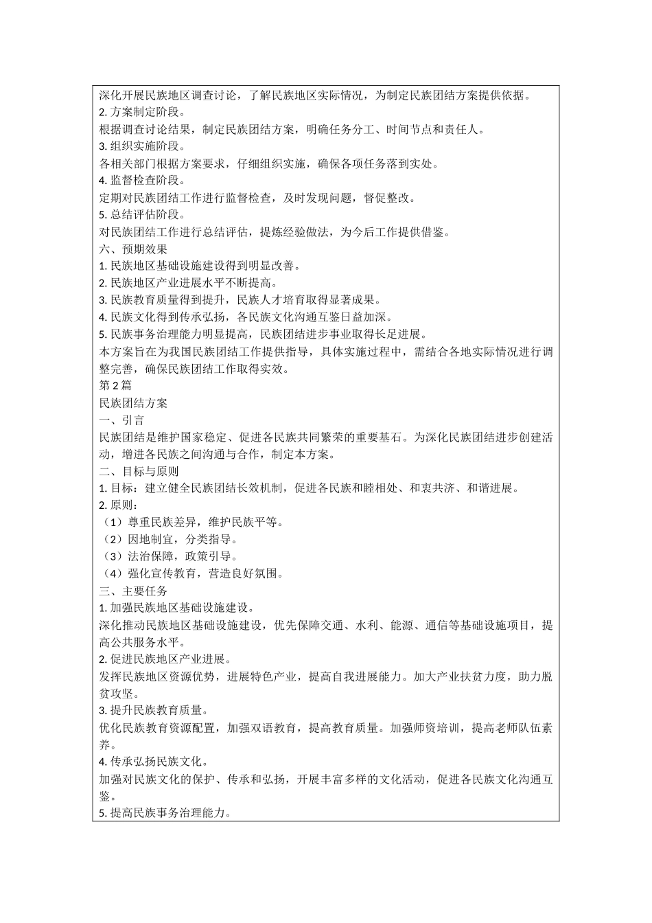 民族团结方案_第2页