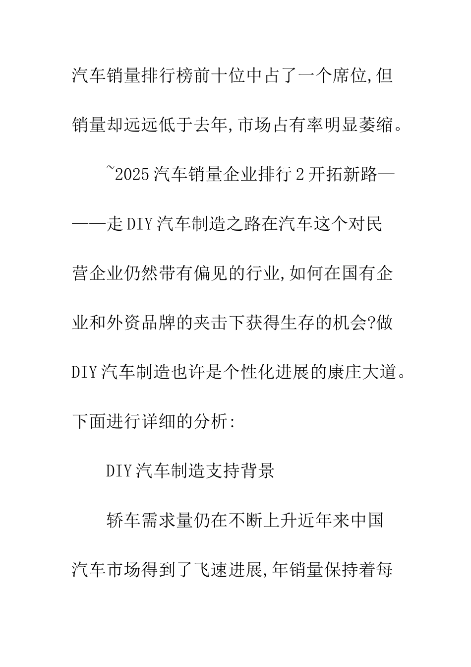 民营企业DIY汽车制造经营模式_第3页