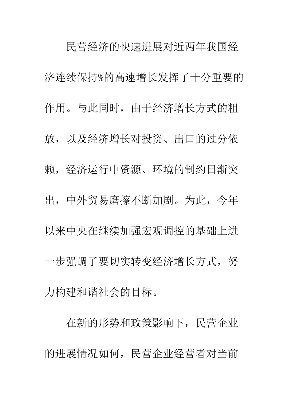 民营企业调查报告_第3页