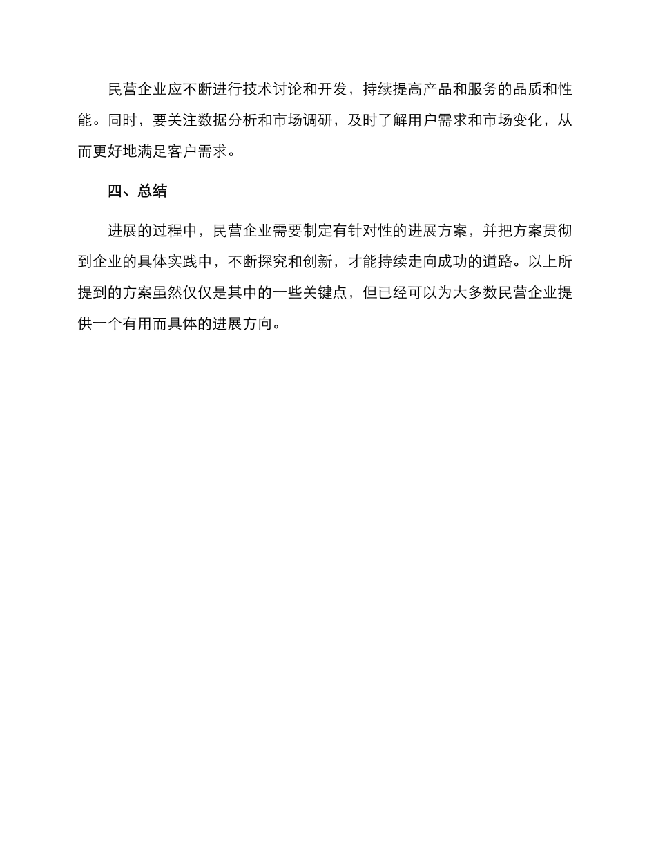 民营企业飞速发展方案_第3页