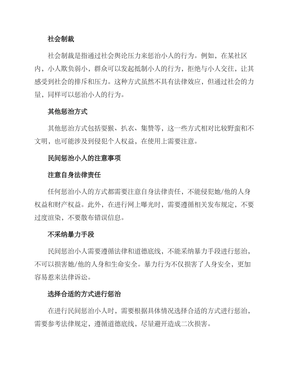 民间惩治小人方案_第2页