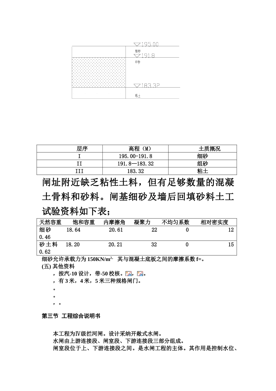 水闸专业课程设计样本_第3页