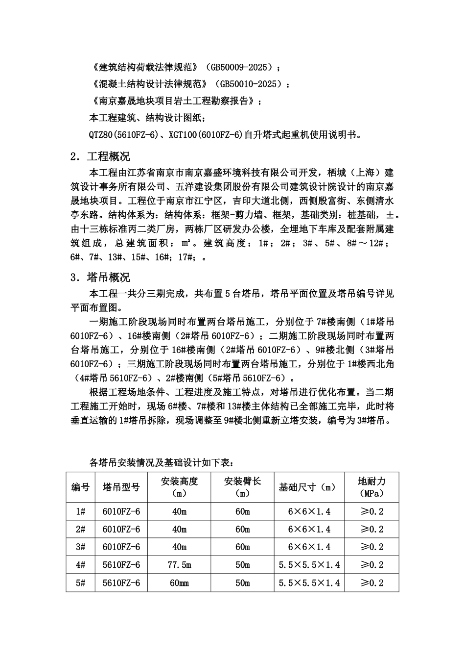 江苏某框剪结构厂房塔吊预制管桩基础施工综合方案含计算书示意图样本_第3页