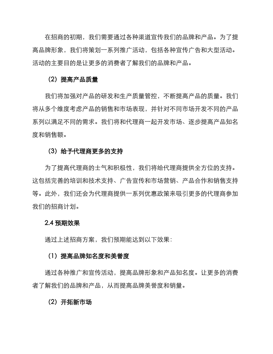 汽车区域市场招商方案_第2页