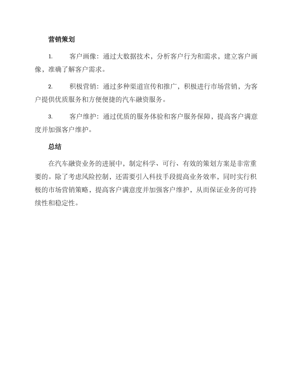 汽车融资策划方案_第3页