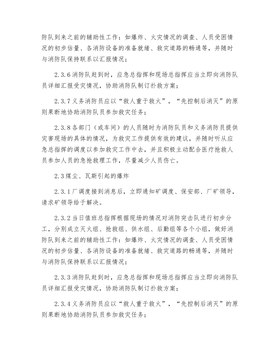 洗选厂爆炸事故应急预案_第2页