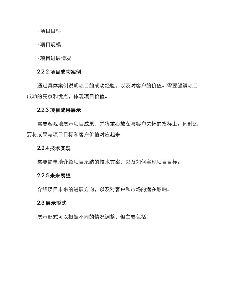 洽谈项目成果展示方案_第2页