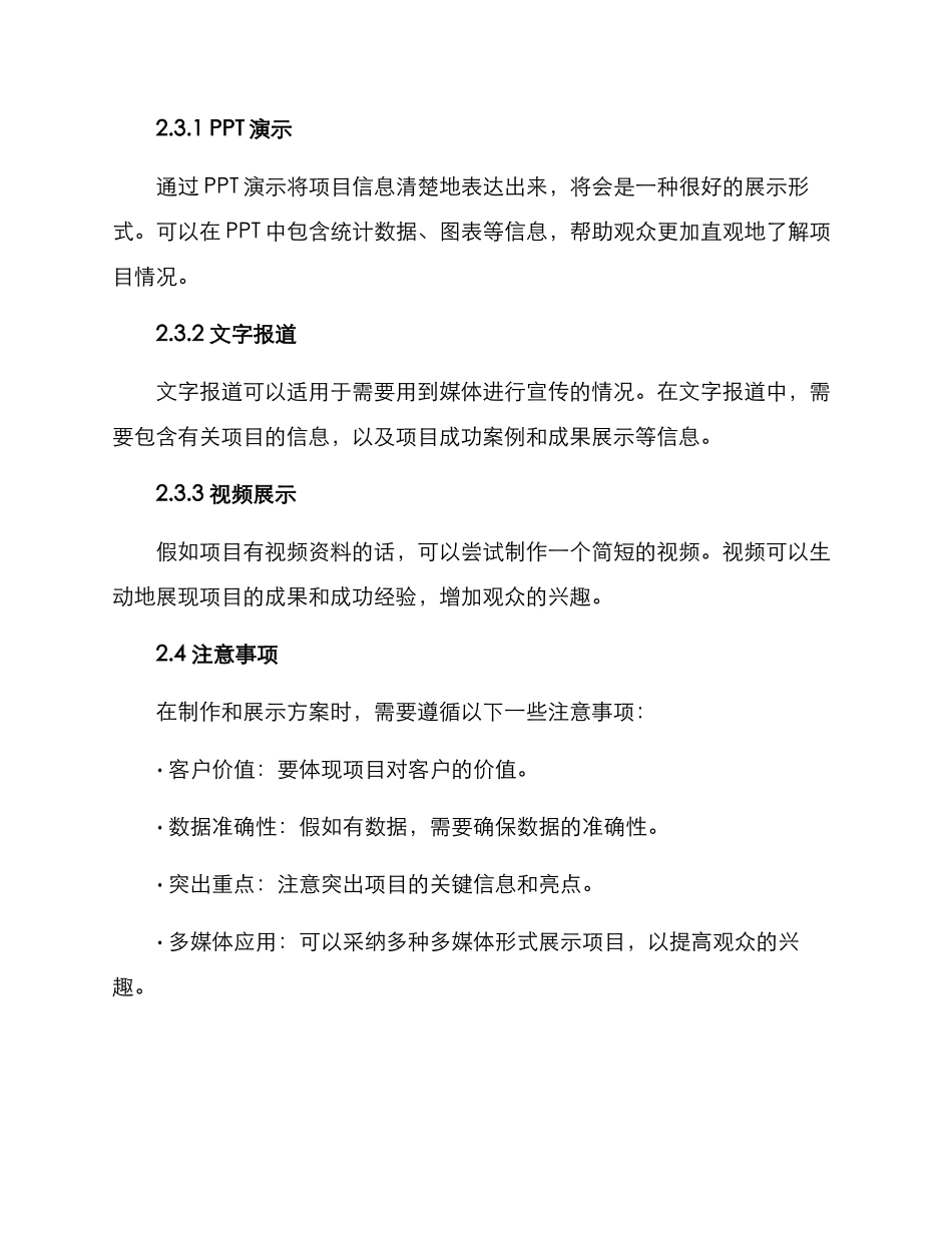 洽谈项目成果展示方案_第3页