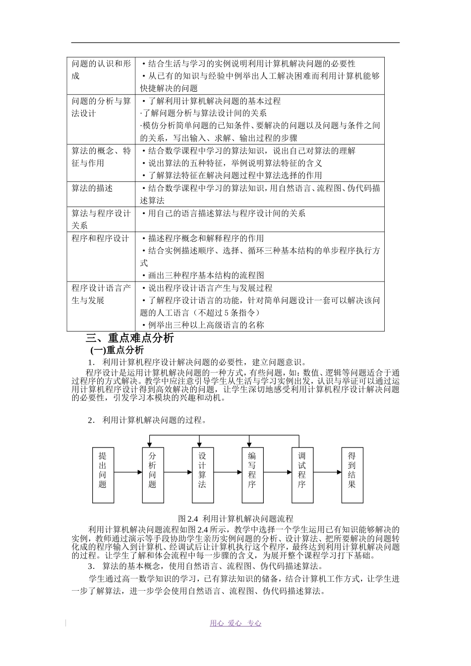 广东版高中信息技术教材教学指导用书 算法与程序设计课件_第3页