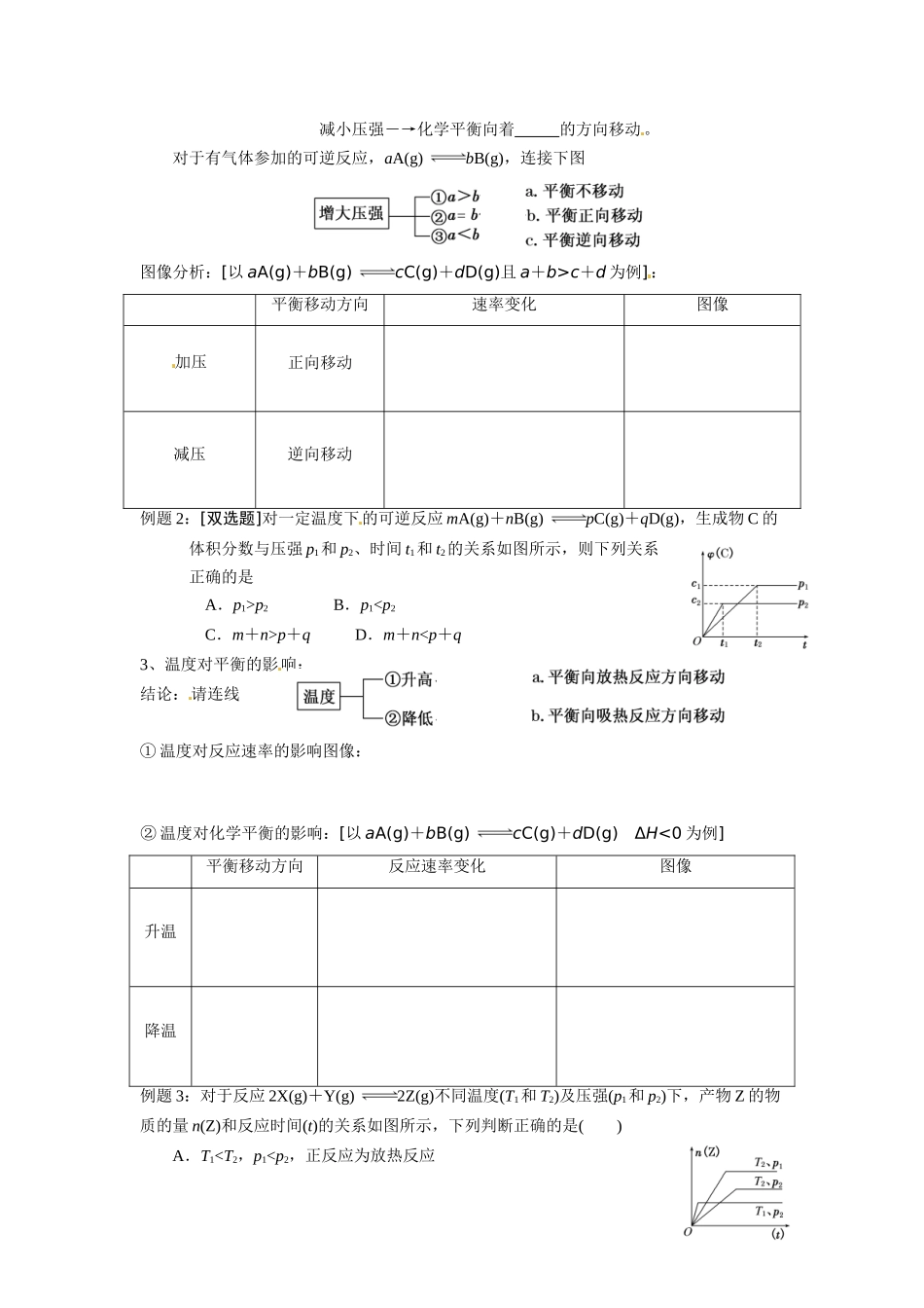 广东省佛山市顺德区均安中学2014高二化学 第二章第3节 化学平衡（第6课时）导学案 新人教版_第2页
