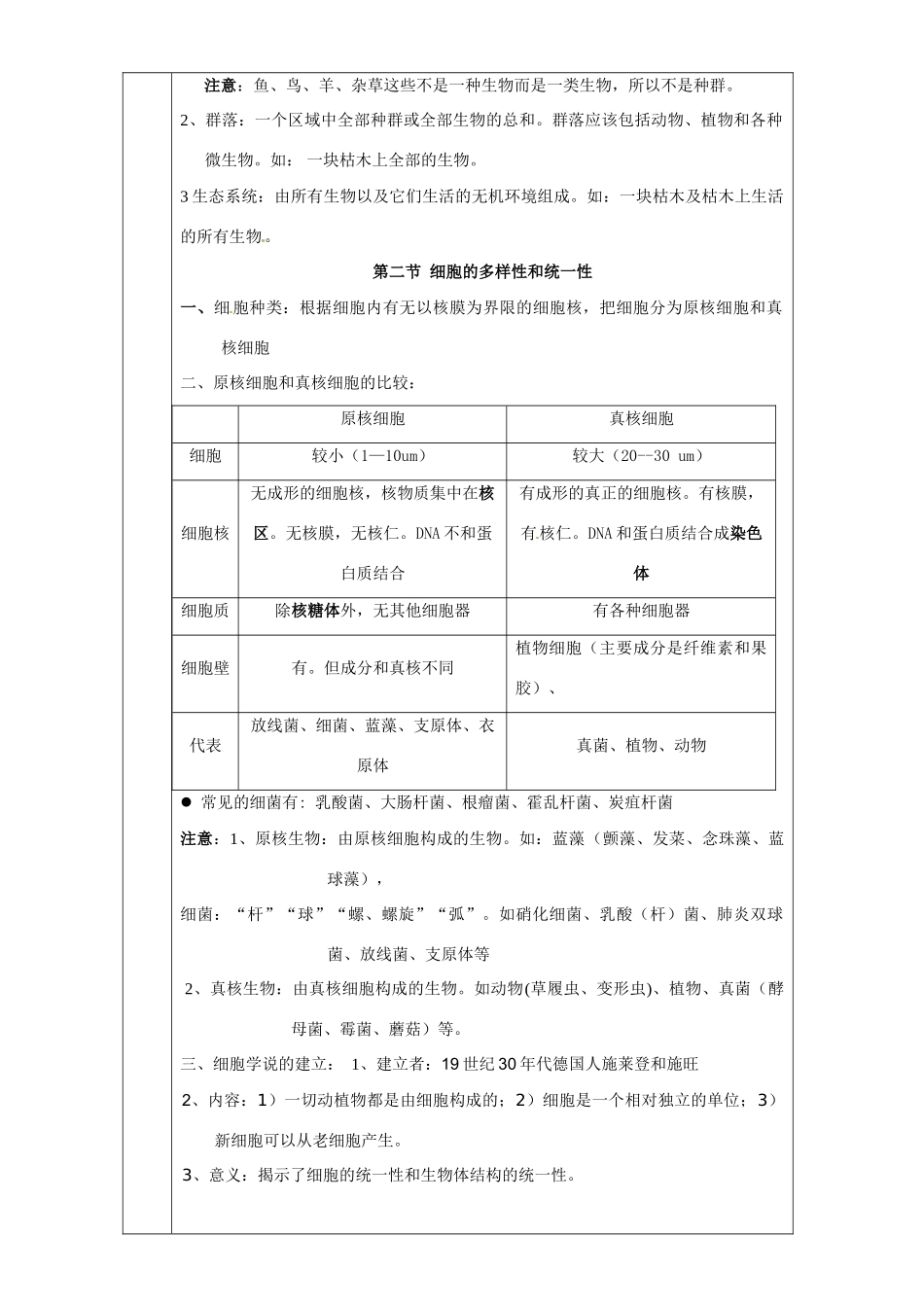广东省德庆县孔子中学2014高中生物 第2章 组成细胞的分子第1节 细胞中的元素和化合物教案 新人教版必修1_第2页