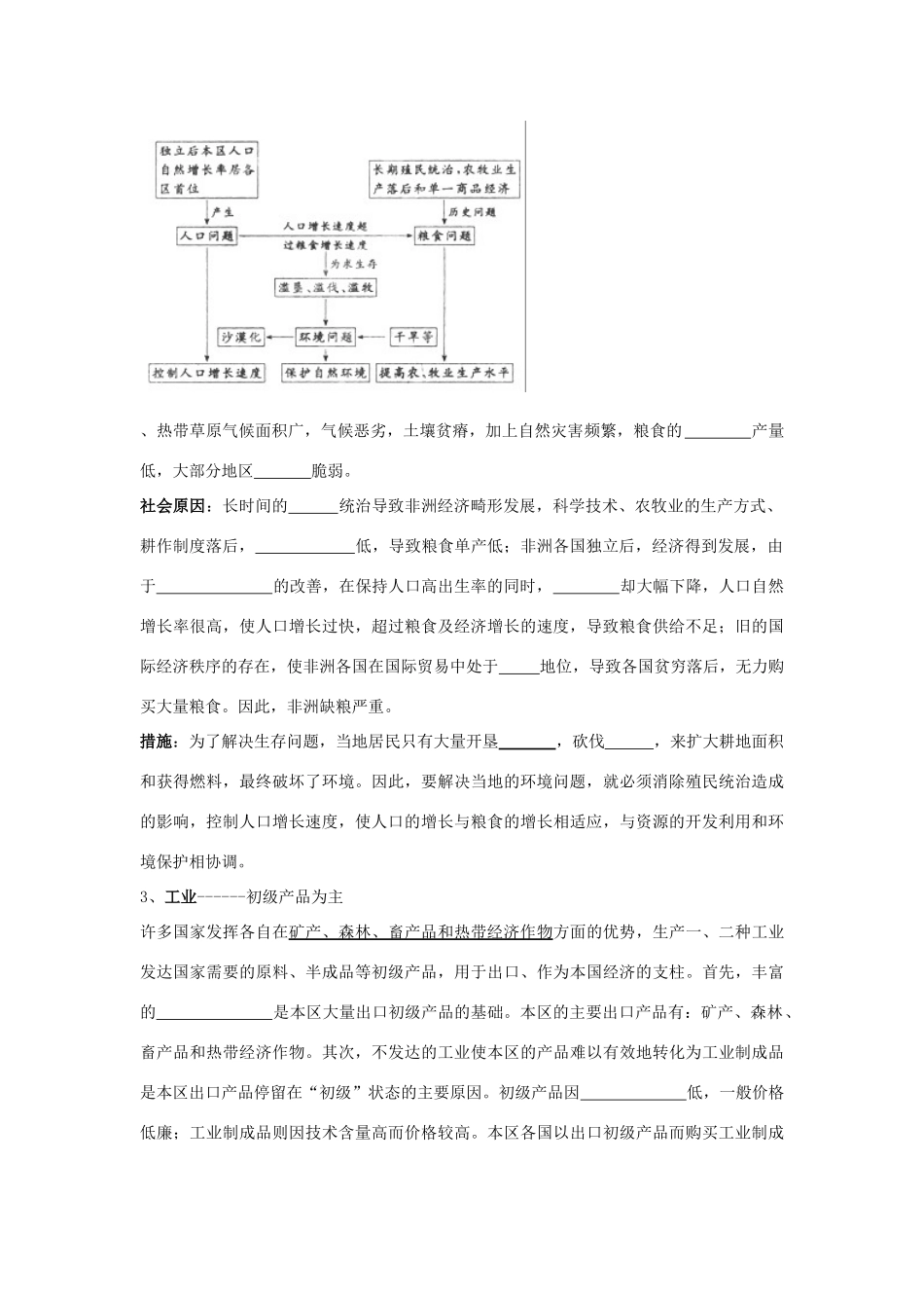广西平南县中学高二地理《非洲（撤哈拉以南的非洲）》学案2 新人教版_第2页