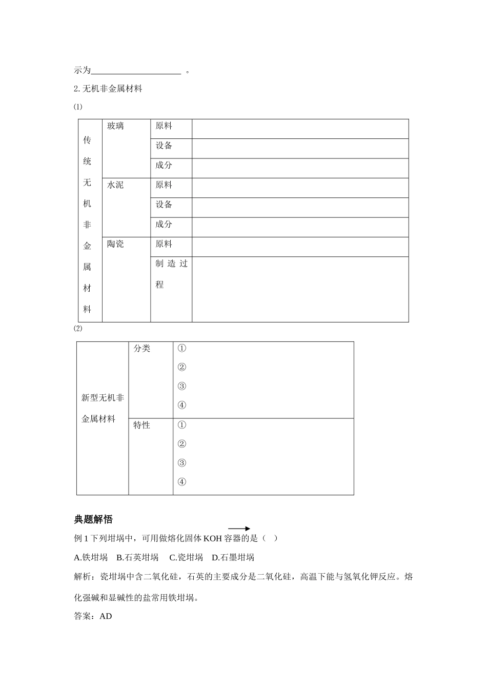 硅及其非金属材料_第2页