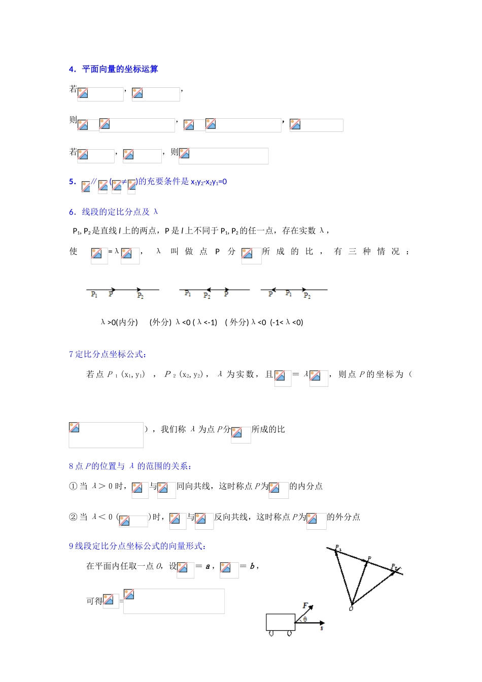 贵州省贵大附中2011届高三数学复习 平面向量的数量积及运算律（1）教学案 旧人教版_第2页