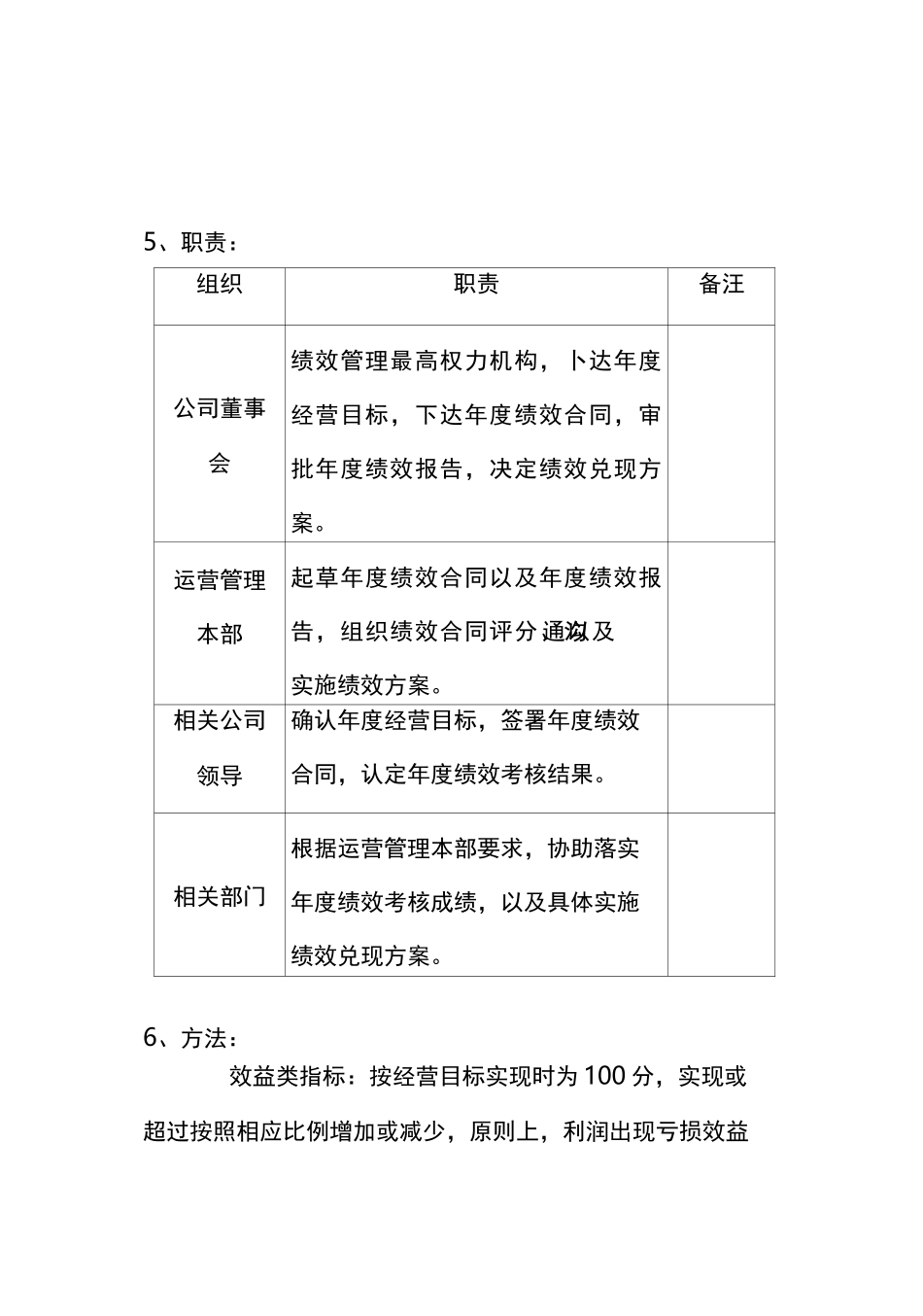 核心管理层绩效考核制度_第2页