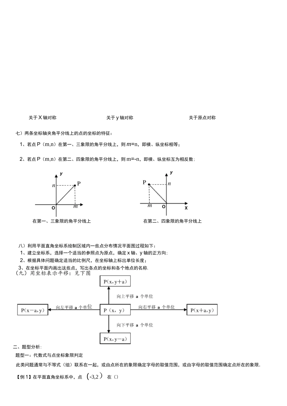 (完整)平面直角坐标系知识梳理及经典题型_第3页