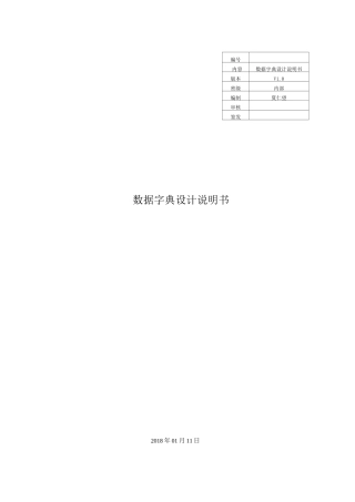 权限控制框架数据字典