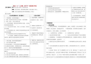 高中政治 1.2 文化与经济、政治学案 新人教版必修3