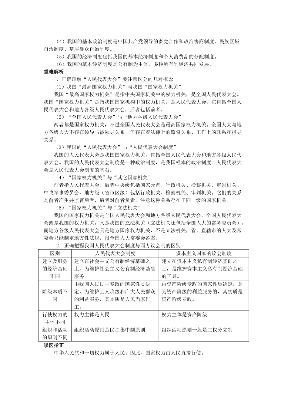 高中政治 《人民代表大会：国家权力机关》文字素材2 新人教版必修2_第2页