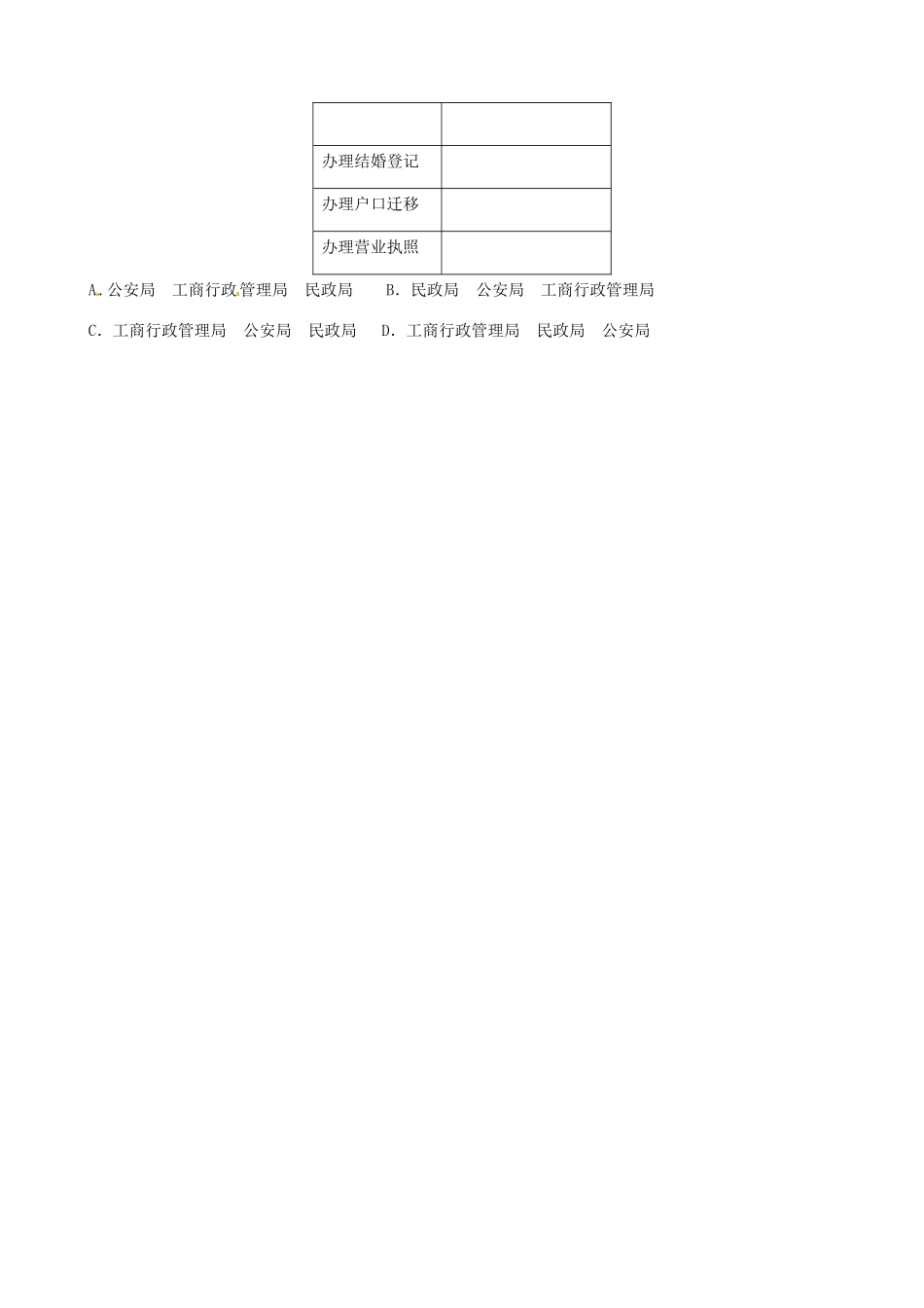 高中政治 3.1政府的职能管理与服务预案 新人教版必修2-新人教版高一必修2政治学案_第3页