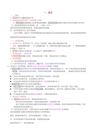 高中政治 高一政治第一单元素材 新人教版必修1
