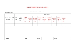 市政工程施工安全检查标准(修)