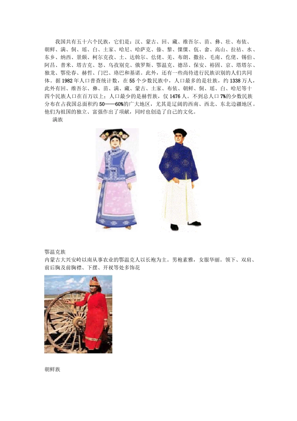 少数民族图片_第1页