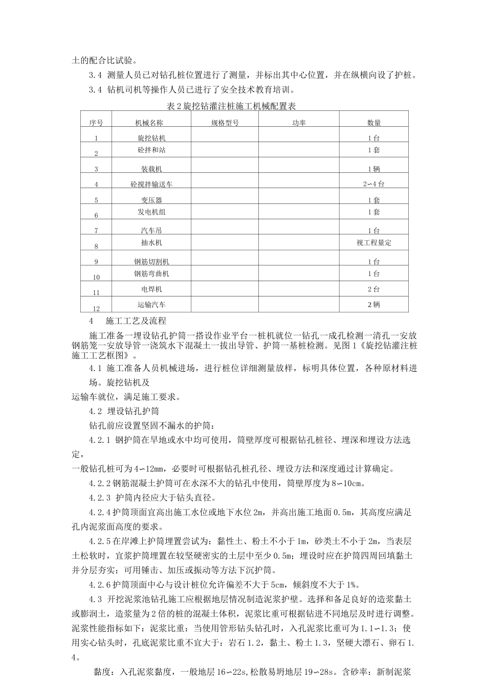 旋挖钻灌注桩作业指导书_第2页
