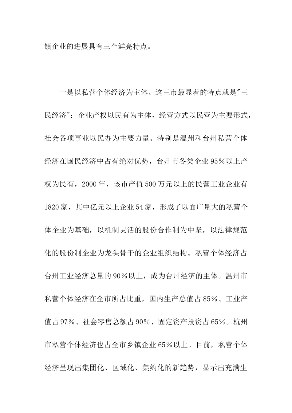 浙江乡镇企业-发展考察报告_第3页