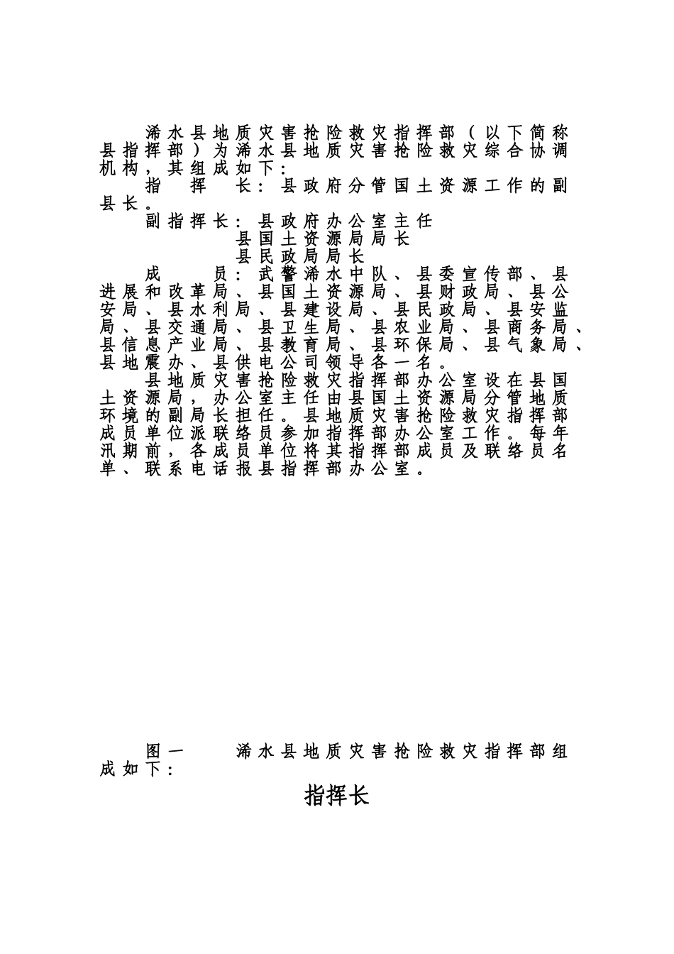 浠水县突发地质灾害应急方案样本_第3页