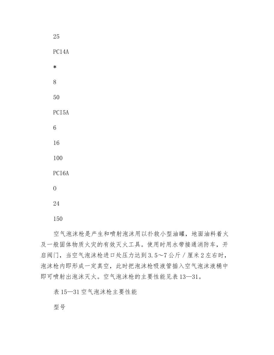 消防设施的种类及配置-——-空气泡沫灭火设施_第2页