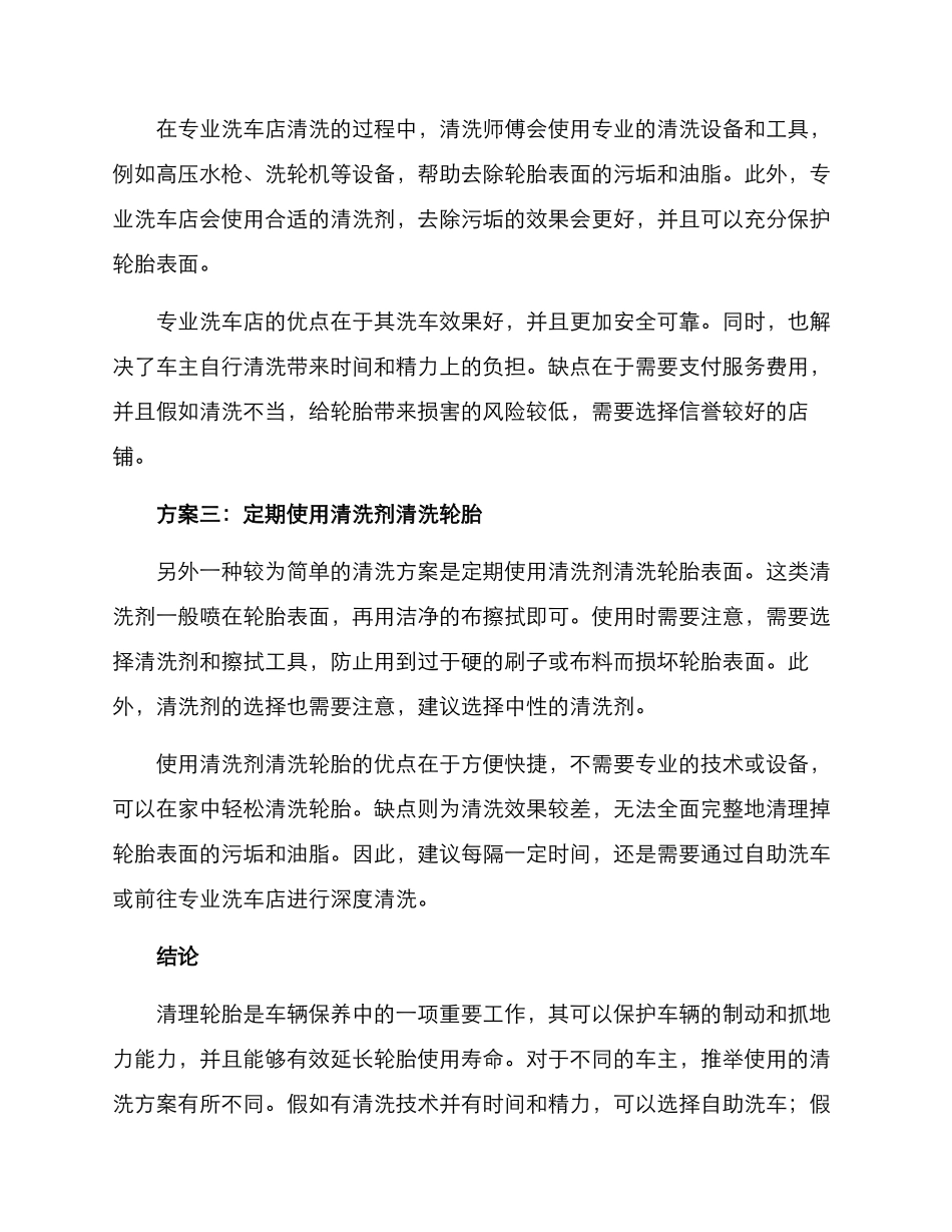 清理轮胎服务方案_第2页