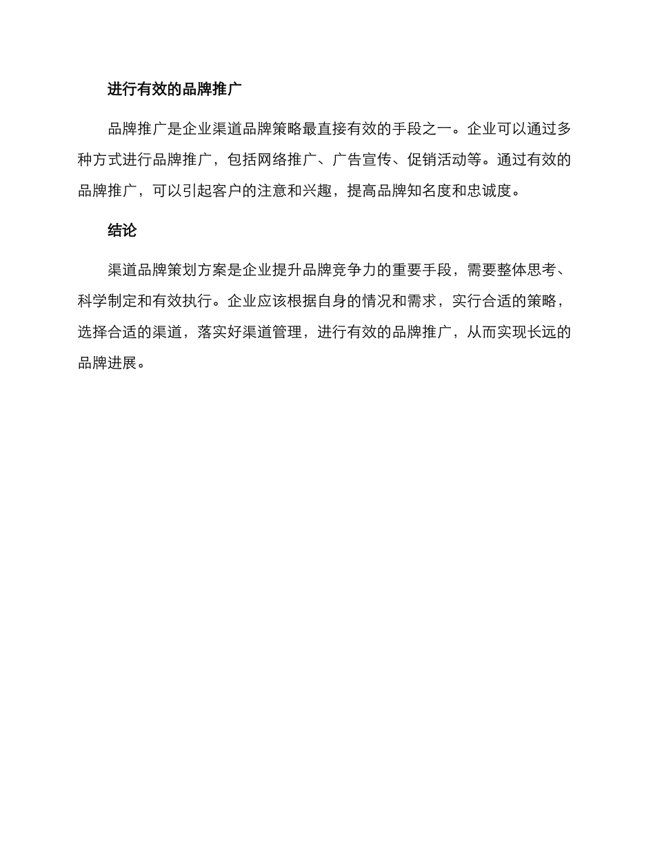 渠道品牌策划方案_第3页