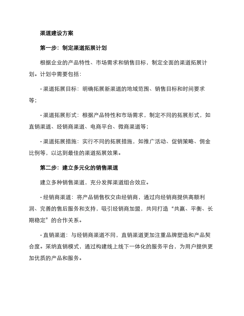 渠道建设方案_第2页
