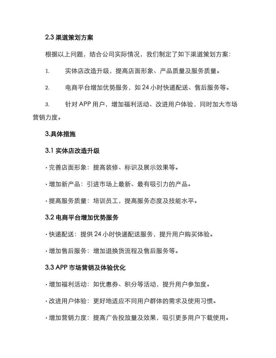 渠道策划方案分析报告_第2页