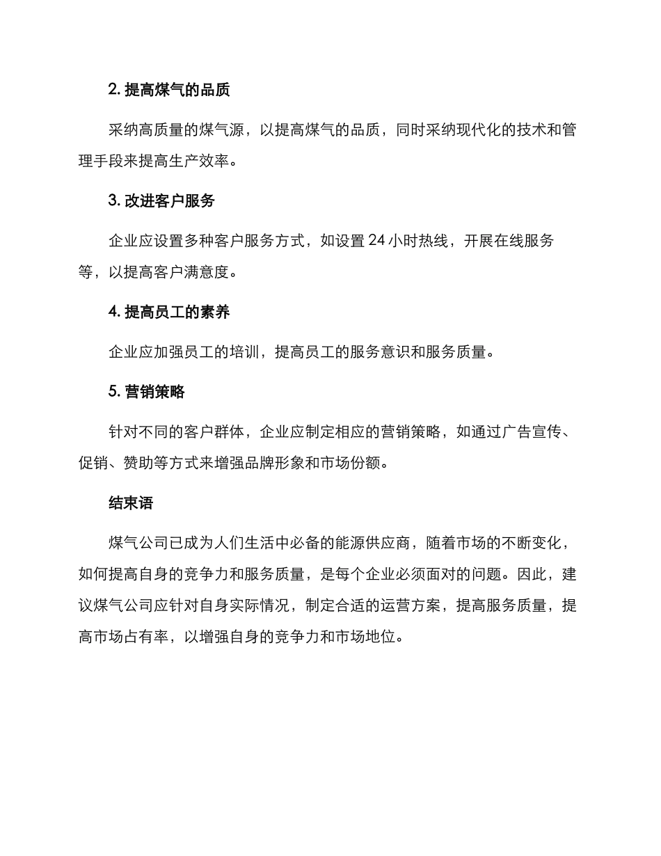 煤气公司运营方案_第3页