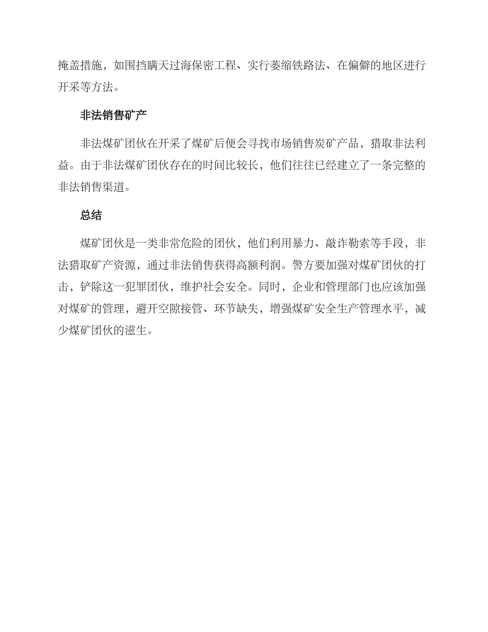 煤矿团伙作案方案_第3页