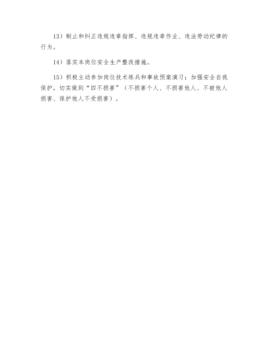 熟料车间篦冷机斜拉链安全生产职责_第2页