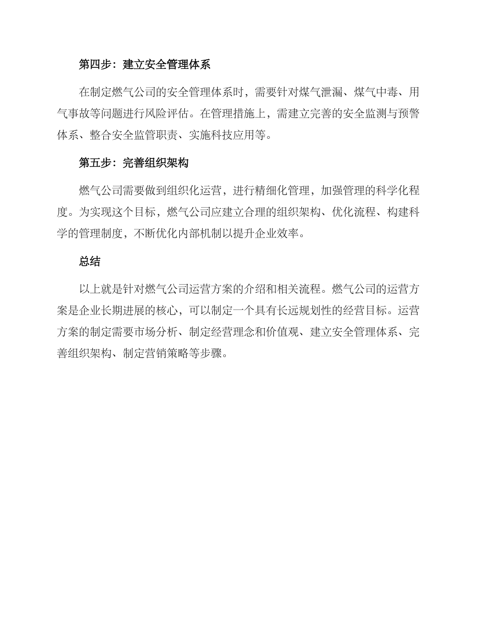 燃气公司运营方案_第3页