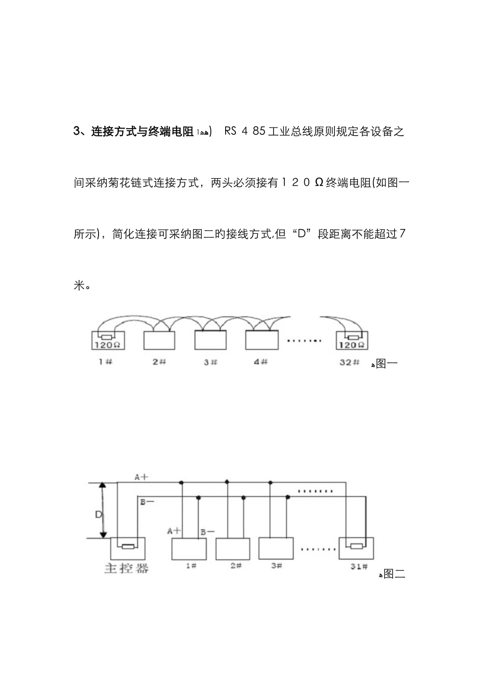 球型摄像机机RS485总线接线常识_第2页