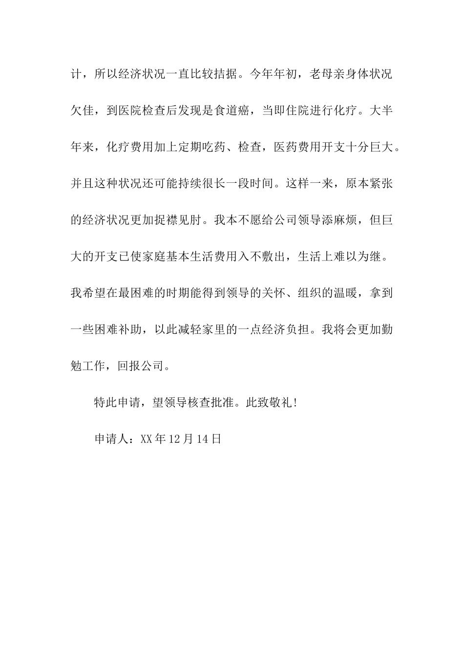 生活贫困申请报告_第3页