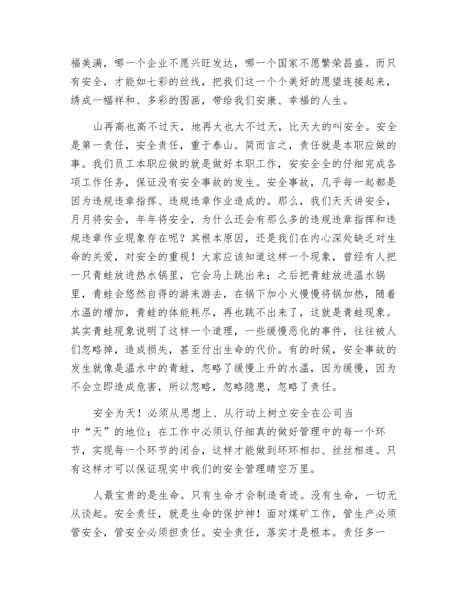 用责任托起生命之重-安全生产重在落实_第2页