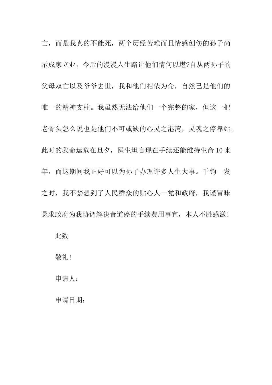 申请紧急救济的报告_第3页
