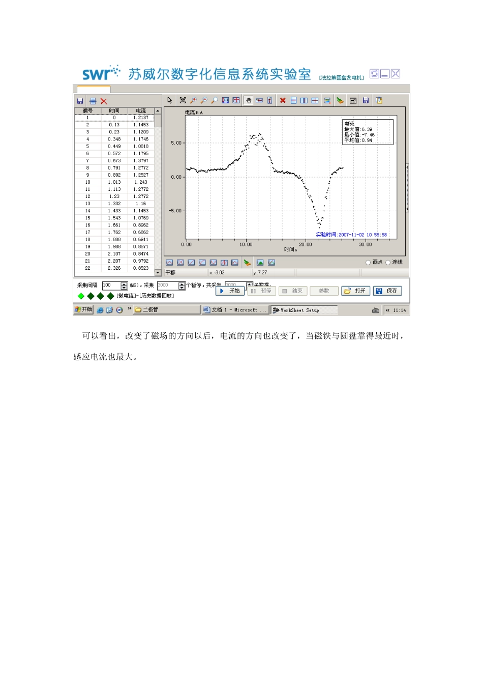 高中物理 数字化电学实验：法拉第圆盘发电机素材 新人教版选修3-2_第2页