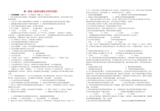 高中政治：经济全球化与对外开放素材新人教版必修1