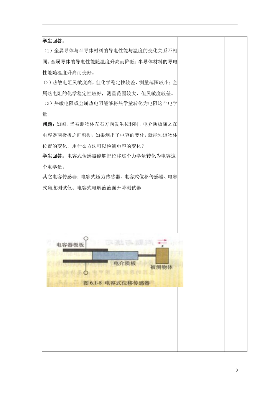 高中物理 温度传感器和光传感器教学案 教科版选修3-2-教科版高中选修3-2物理教学案_第3页