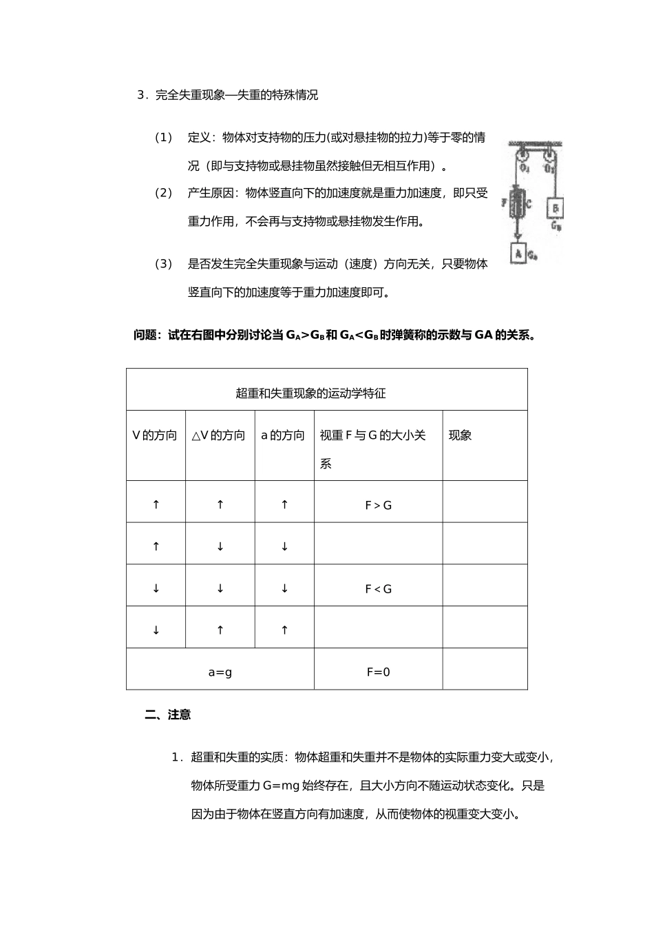 高中物理 用牛顿定律解决问题（五）教案 新人教版必修1_第2页