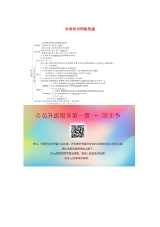 高中物理 第三章 相互作用 本章知识网络构建学案 新人教版必修1-新人教版高中必修1物理学案