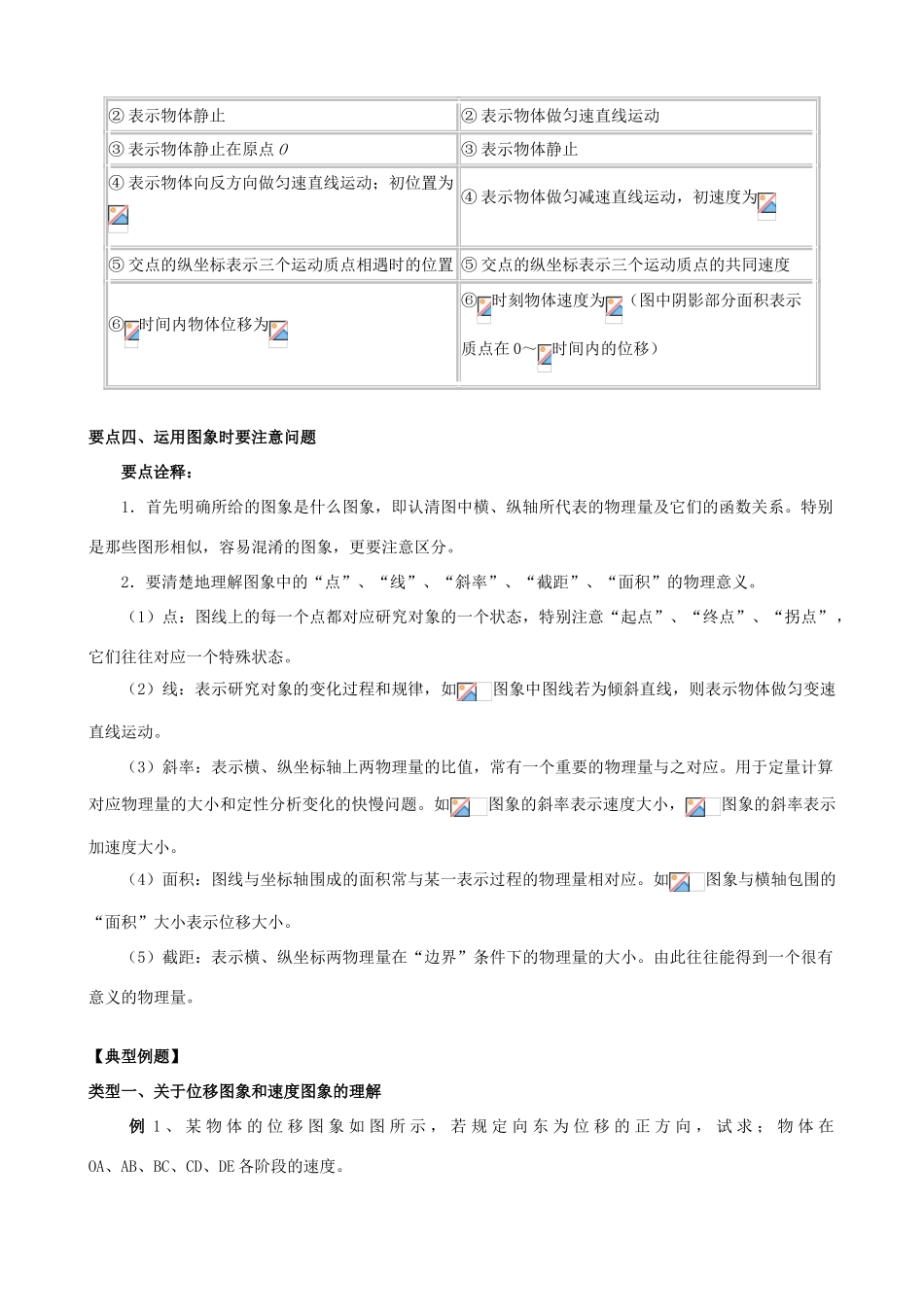 高中物理 第一章 运动的描述 匀变速直线运动的位移与时间的关系知识梳理学案 教科版必修1-教科版高一必修1物理学案_第3页
