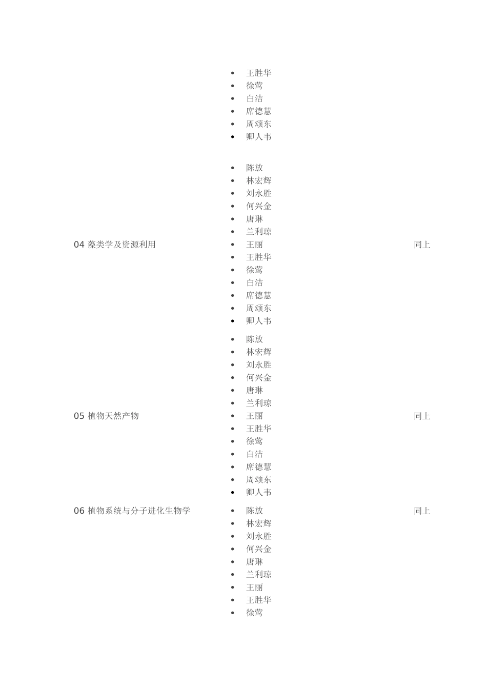 生命科学学院生物资源与生态环境教学科专业代码、专业名称及研究方向_第2页